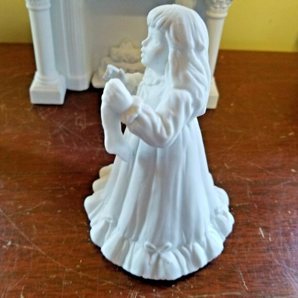 Depart 56 Decorating The Mantle Silhouette White 5 Pc Porcelain Cheryl Johnson - Picture 9 of 12